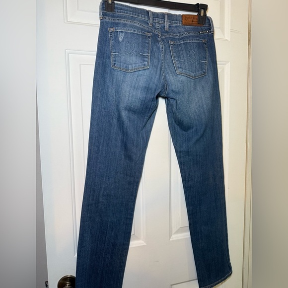 Lucky Brand Womens Jeans 6/28 Blue Straight Sofia High Rise Medium Wash Stretch - Picture 5 of 11